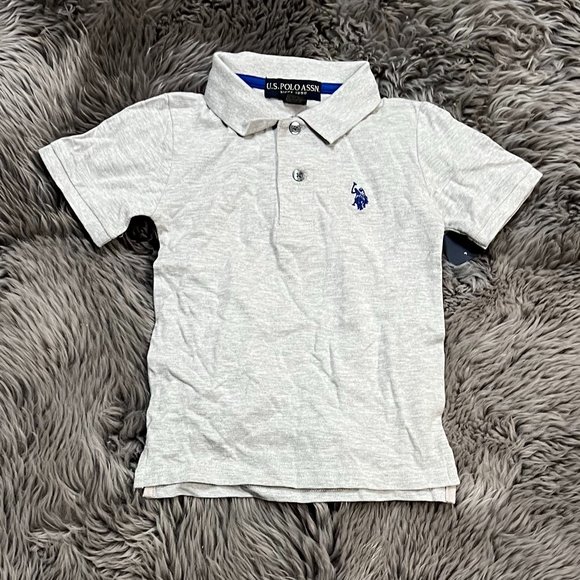 U.S. Polo Assn. Boy's T-Shirt | Grey | Size 4 - Picture 1 of 2